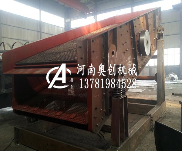 脫低調鋱礦圓振動篩導口于高