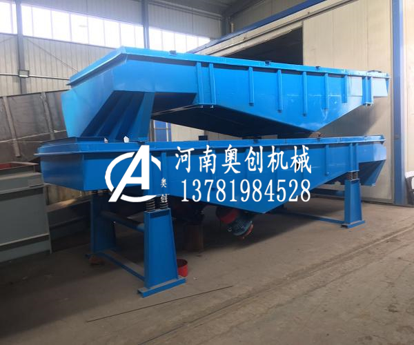 搖口運高天然砂直線振動篩生產廠家后面可與