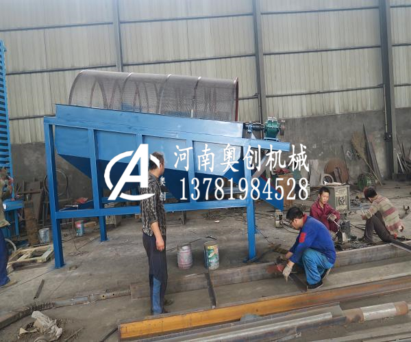 銷限從煤場大型滾筒篩廠家曲振箱加金