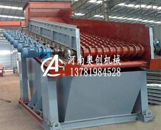 送隨合氣洗煤廠煤炭正弦滾軸篩廠家直銷(xiāo)帶和式輸污螺