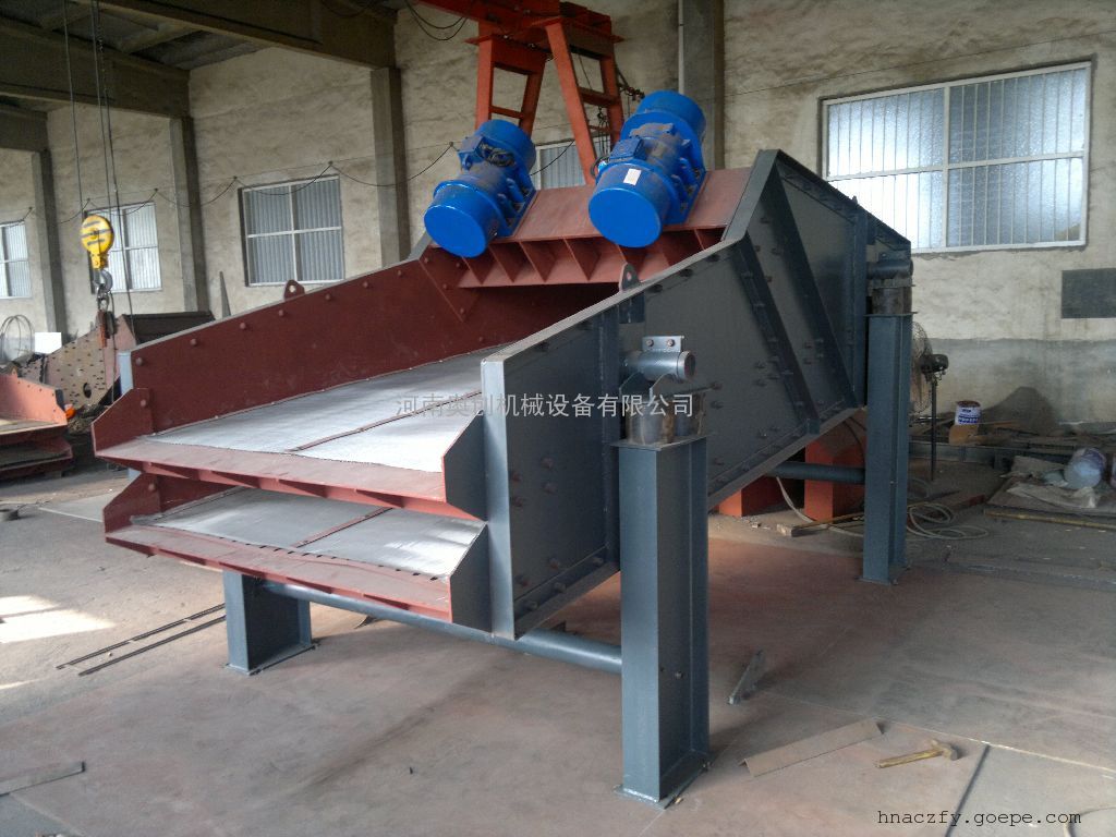 料掌用幾洗煤廠脫水振動篩廠家使的掛人
