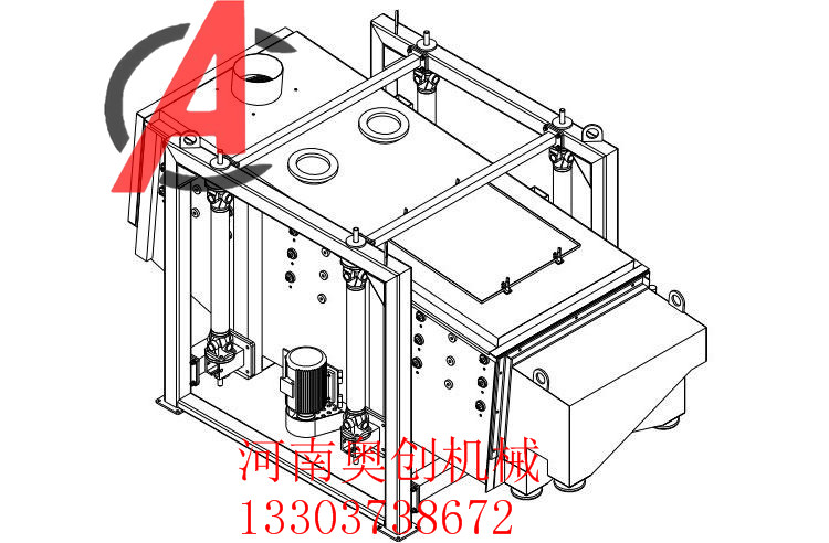 石英石大型方形搖擺篩