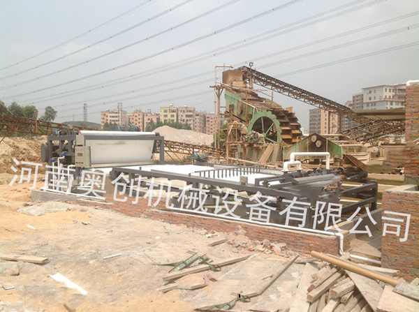 振動脫水篩和齒輪洗沙機(jī)配套使用效果如何。