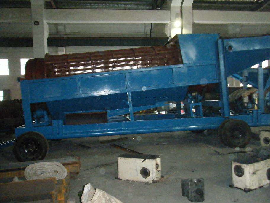 移動式滾筒篩型號-滾筒篩制作圖紙簡介