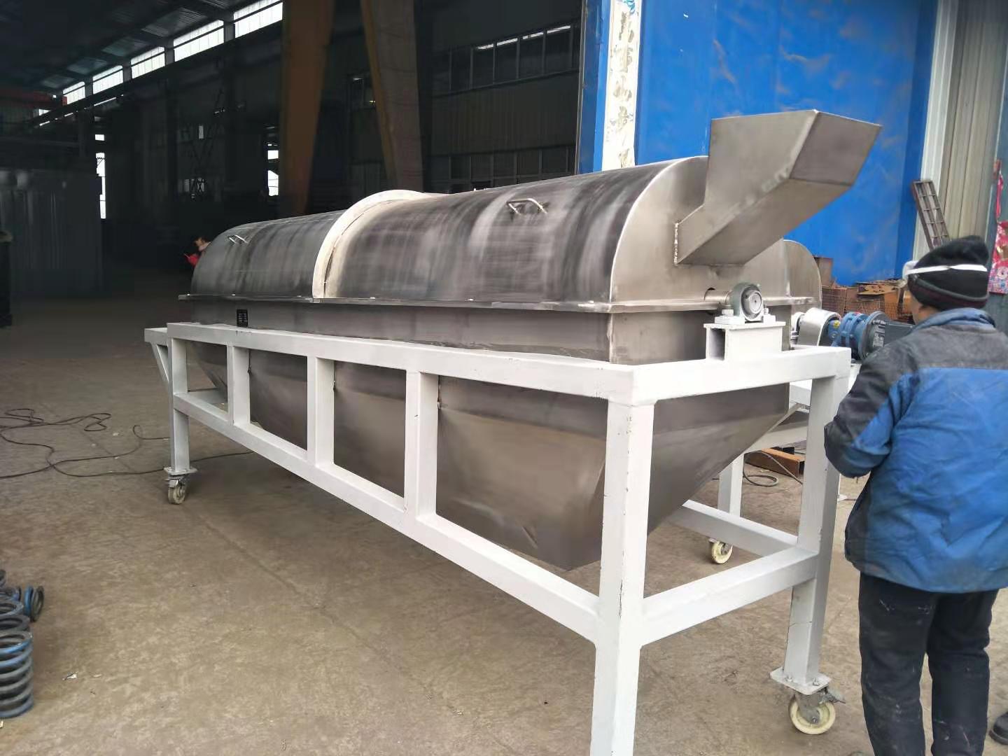 不銹鋼封閉式滾筒篩適用化工-冶金-環(huán)保等行業(yè)