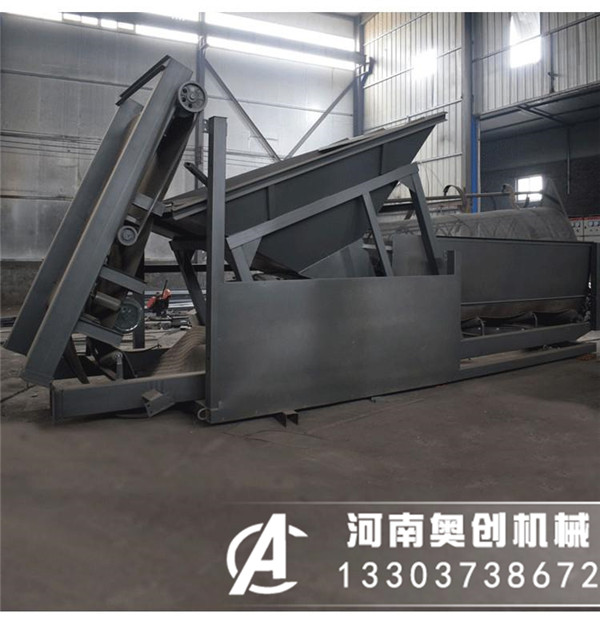 大型滾筒篩沙機應用于沙石篩分-煤渣篩分行業