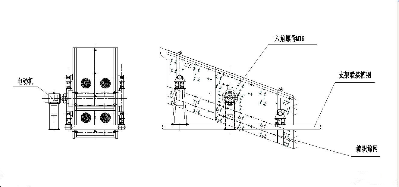 圓振動篩可以篩分哪些物料-工作原理結構圖