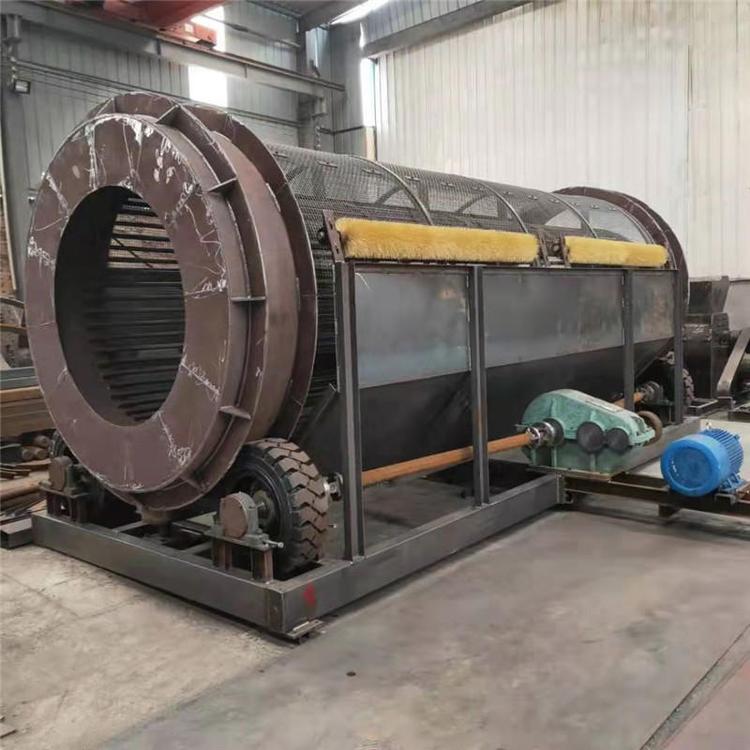 GTS滾筒篩分為齒輪傳動-鏈條傳動和托輥傳動三種