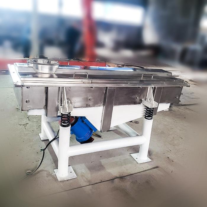 石英砂全封閉不銹鋼直線篩分振動篩