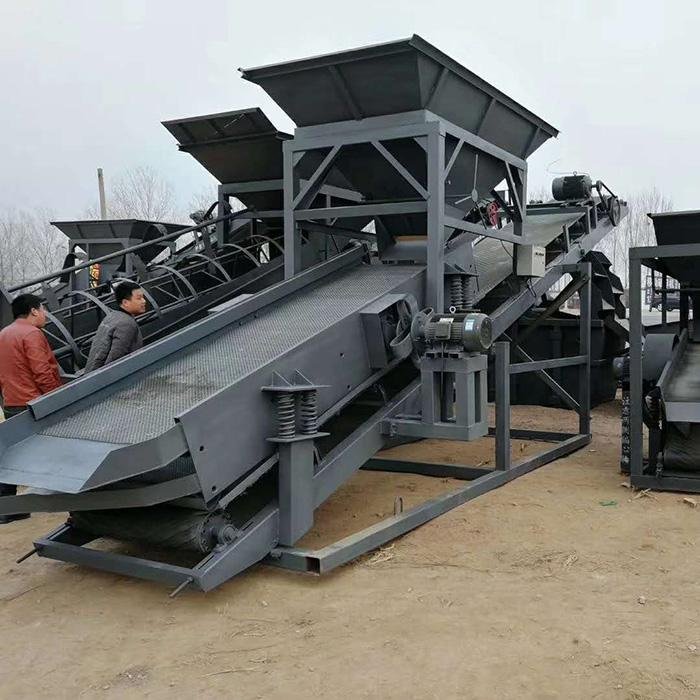 篩沙機圖片大全-滾筒篩沙機-砂石料場振動篩沙機