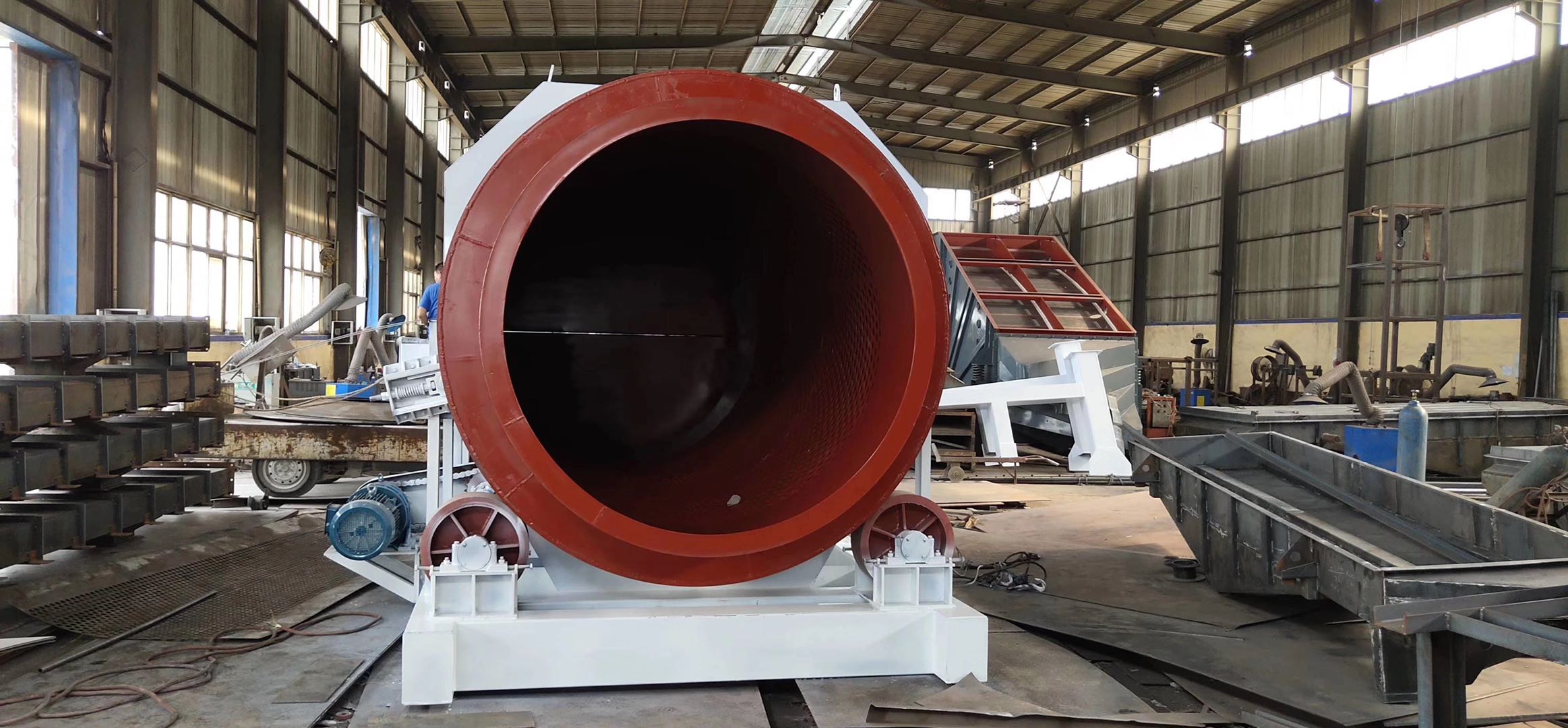 滾筒篩-無軸滾筒篩-全封閉式滾筒篩廠家