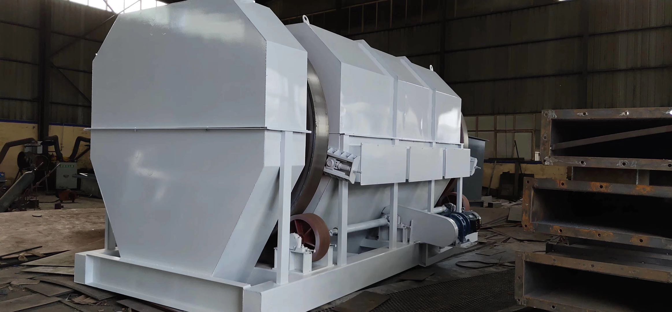 滾筒篩-無軸滾筒篩-全封閉式滾筒篩廠家