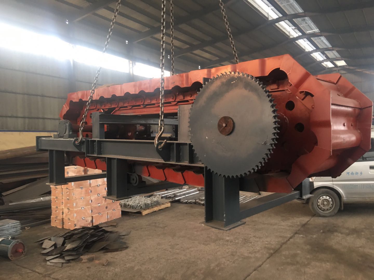 鋼鐵鑄造鱗板輸送機