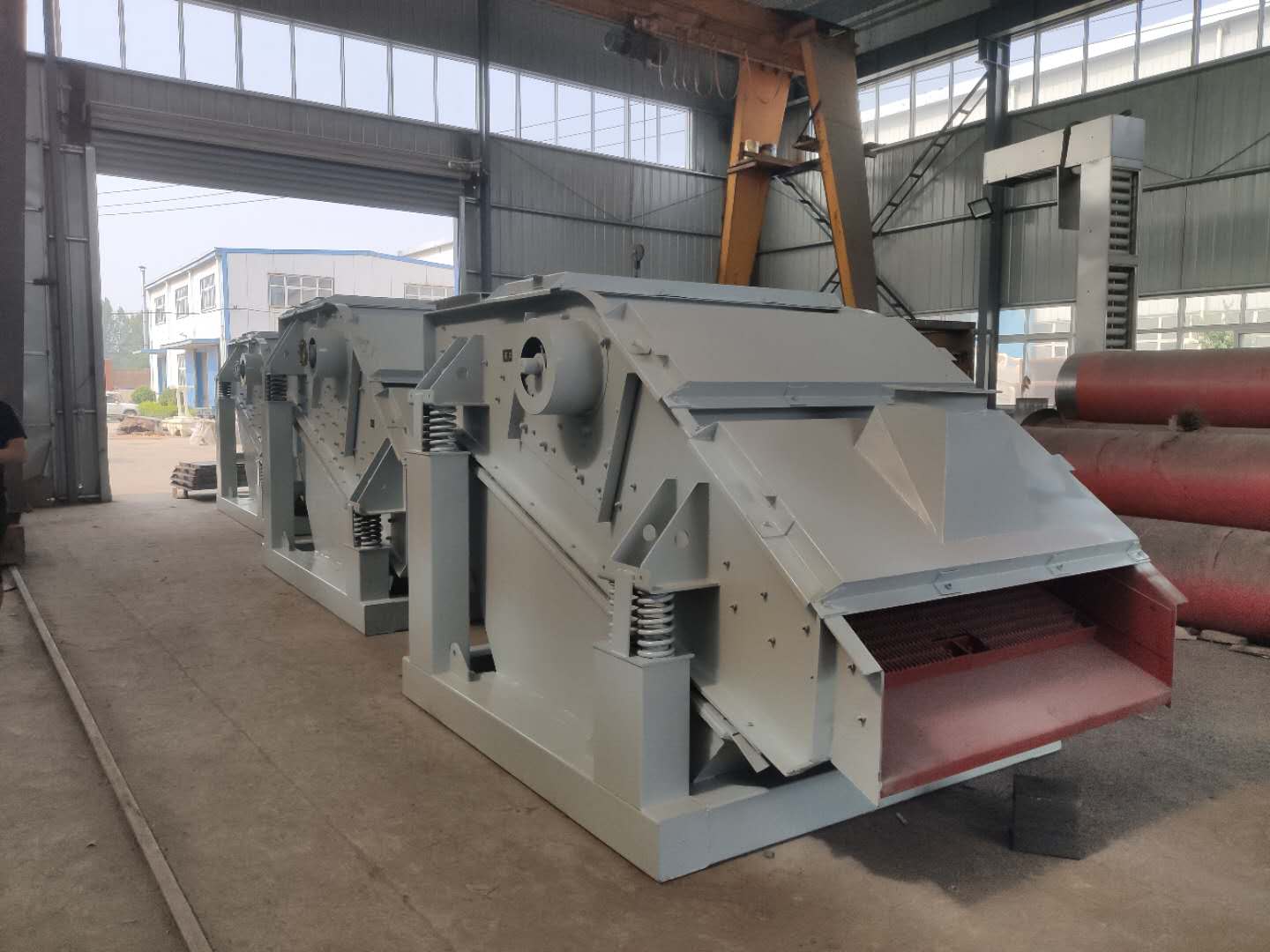 鋁土礦用ZSG振動篩-重型振動篩-多層礦石振動篩