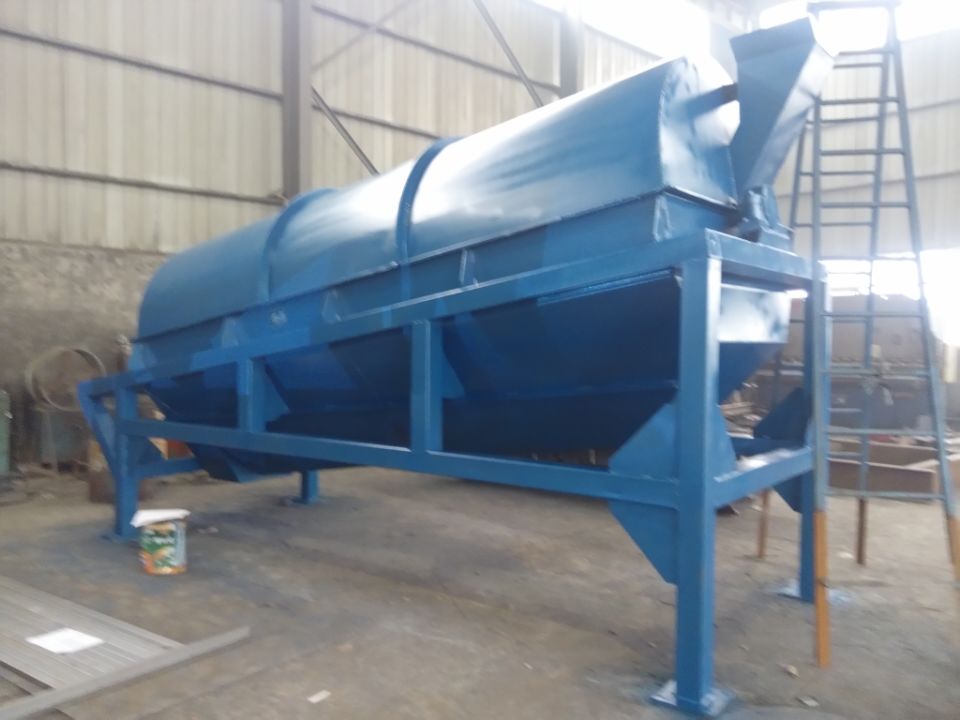 大型滾筒篩-木粉鋸末篩分機(jī)-密封滾筒篩選機(jī)