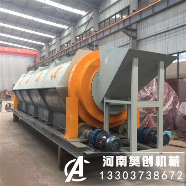 垃圾處理站篩分機-垃圾場滾筒篩-建筑廢材振動篩廠家