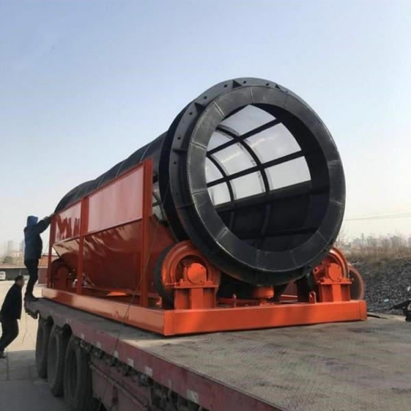 垃圾處理站篩分機-垃圾場滾筒篩-建筑廢材振動篩廠家