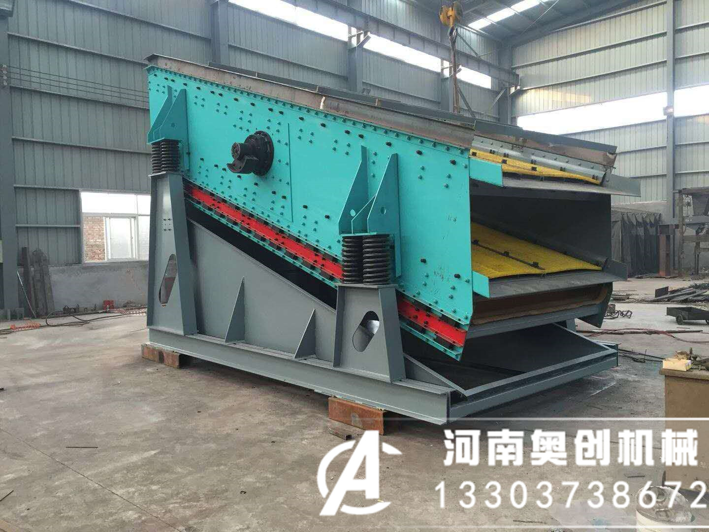 多種形式的振動篩工作原理圖-結構分析圖介紹