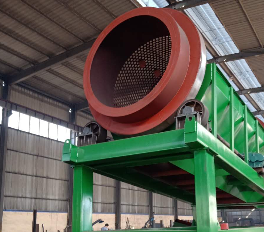 石子滾筒篩分機-砂石料滾筒篩-建筑材料滾筒分級篩-工作原理-型號參數介紹