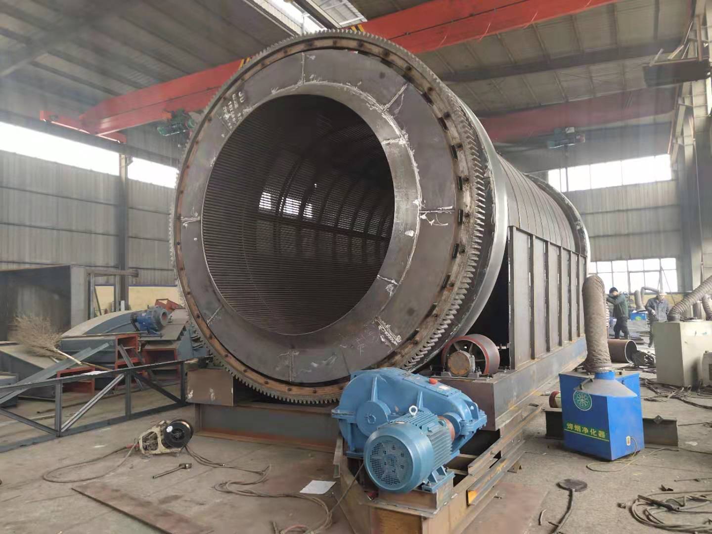 砂巖滾筒篩構成特點及工作原理分析