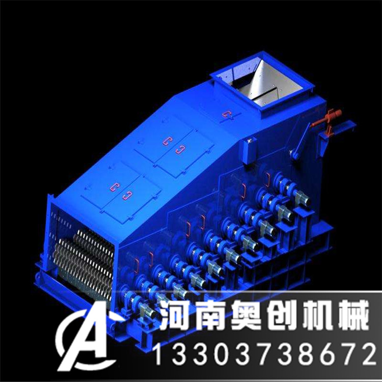 煙煤處理篩選交叉滾軸篩的結構形式