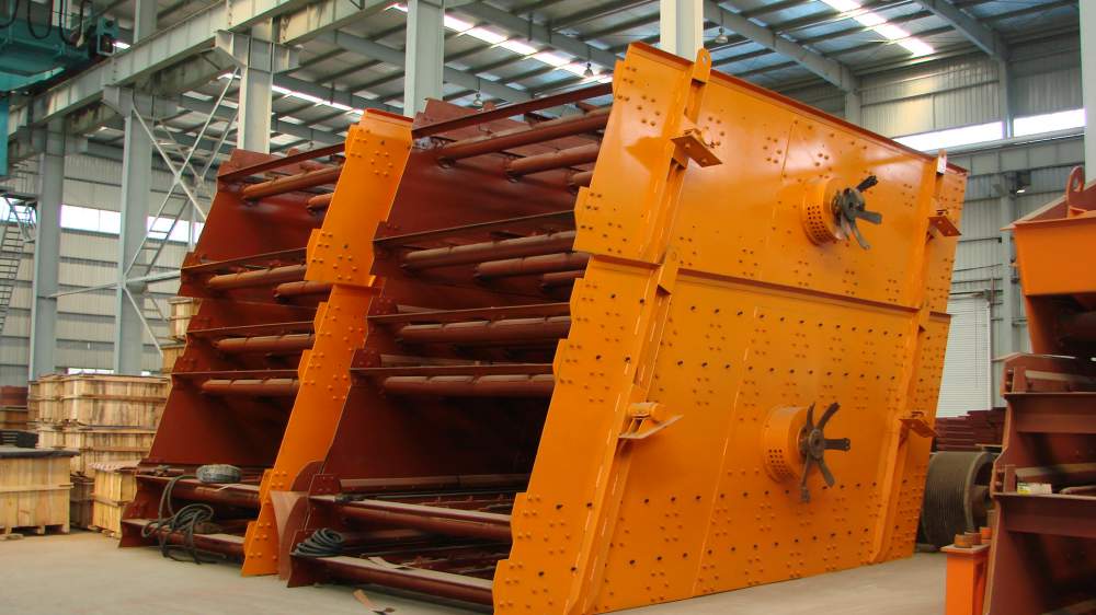 建筑砂石規格篩分處理圓振篩效果尚佳