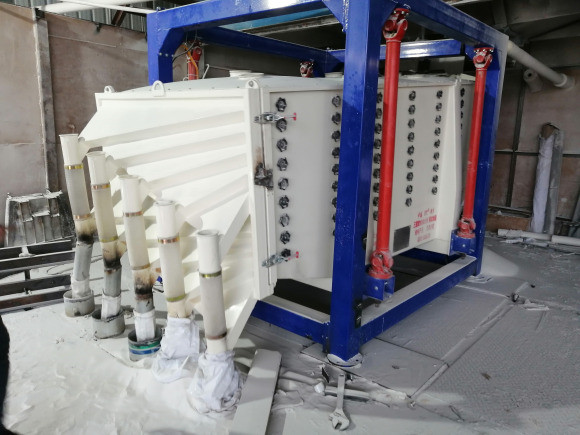 玻璃硅砂篩分處理的篩分機介紹-方形搖擺篩