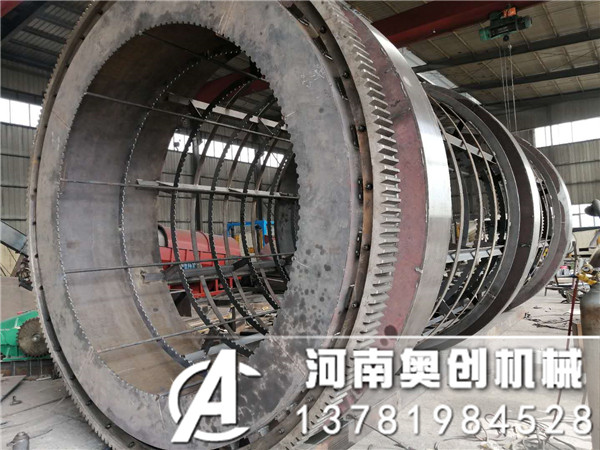 奧創機械生產的齒輪轉動大型無軸滾筒篩石機介紹