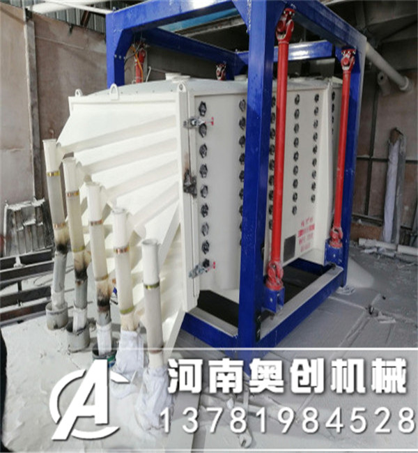 奧創(chuàng)方形搖擺篩可以處理120目以上的精細(xì)石英砂料