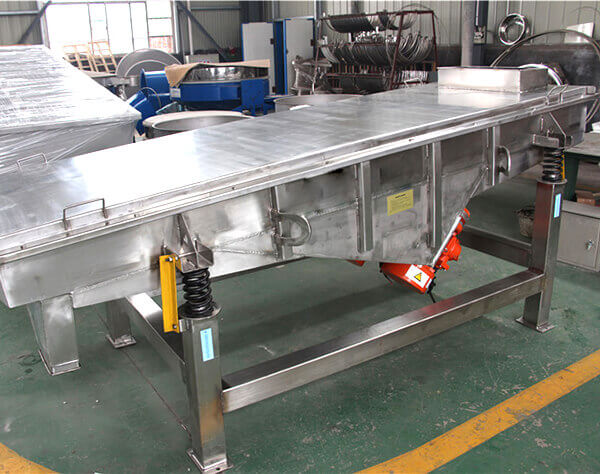 玻璃砂顆粒-玻璃微珠生產篩選直線振動篩應用