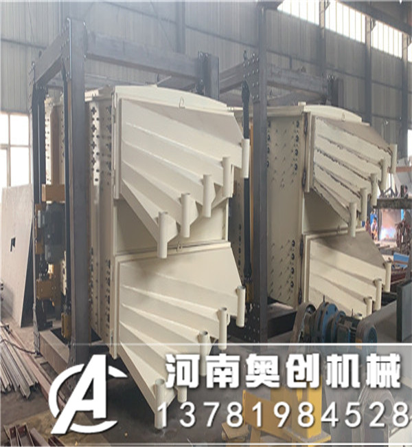 精尾礦烘干砂方形搖擺篩分機的實際應用分析