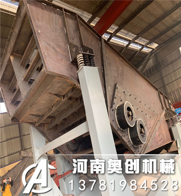 石灰原礦破碎篩分可使用大產(chǎn)量概率振動篩分機