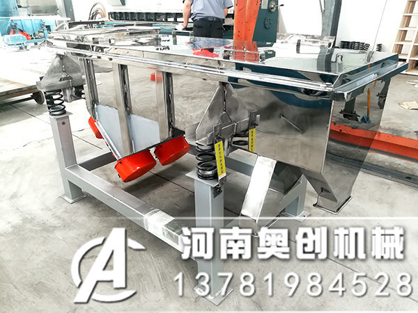 飼料狗糧魚糧分級直線振動篩在行業中的應用