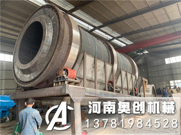 選礦破碎中大小塊狀物料分離滾筒篩分機(jī)的分析介紹