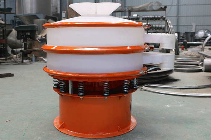 塑料PP材質(zhì)旋振篩適用于強(qiáng)鹽酸,強(qiáng)硫酸,三氧化鋁等物料