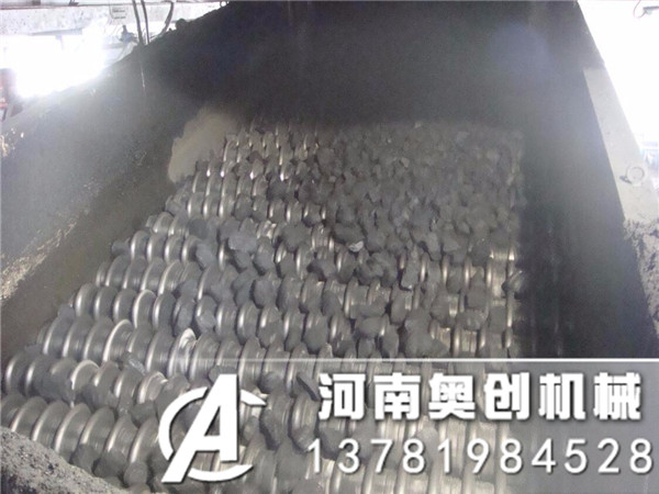 煤礦原煤分級交叉滾軸篩