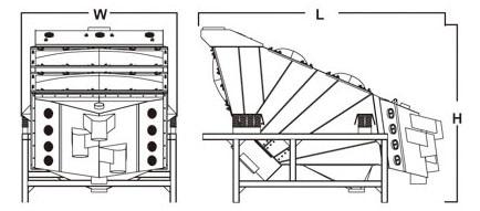 鋼砂混凝土概率篩分機