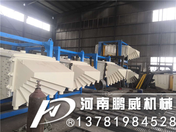 方形搖擺篩篩分70-140目以上的粉料篩凈率可以達到90%以上