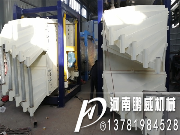 高鈣白礦石粉方形搖擺篩粉機