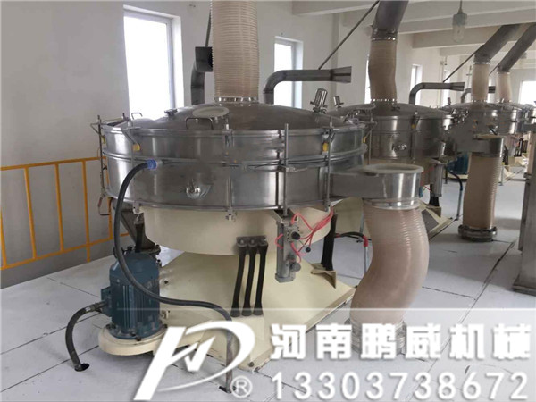 PVC,金屬硅,檸檬酸,PAA,木糖醇篩分處理搖擺篩系統布置介紹