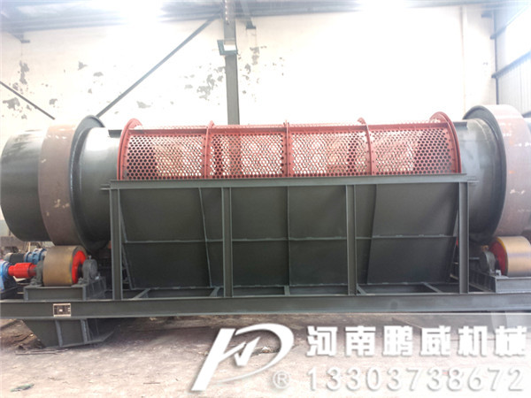 大型無軸滾筒篩處理建筑砂石行業的性能和篩分產量介紹